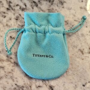 Tiffany & Co. Blue Jewelry Pouch